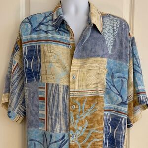 Jams World Hawaiian Aloha Short Sleeve Men’s Shirt XXL, Sea Breeze, excellent!
